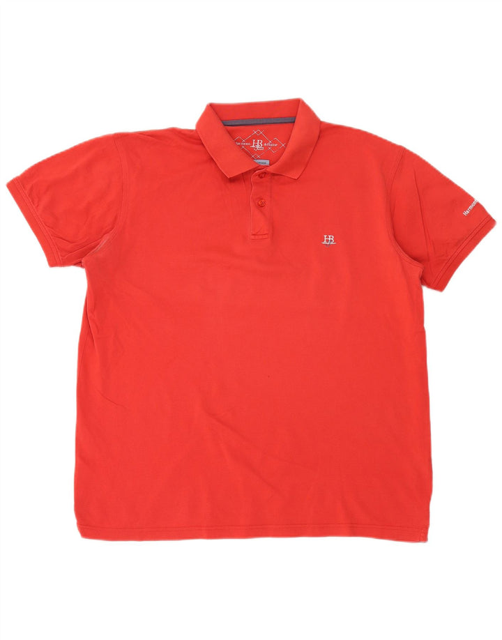 Harmont & Blaine herre poloshirt XL rød bomuld