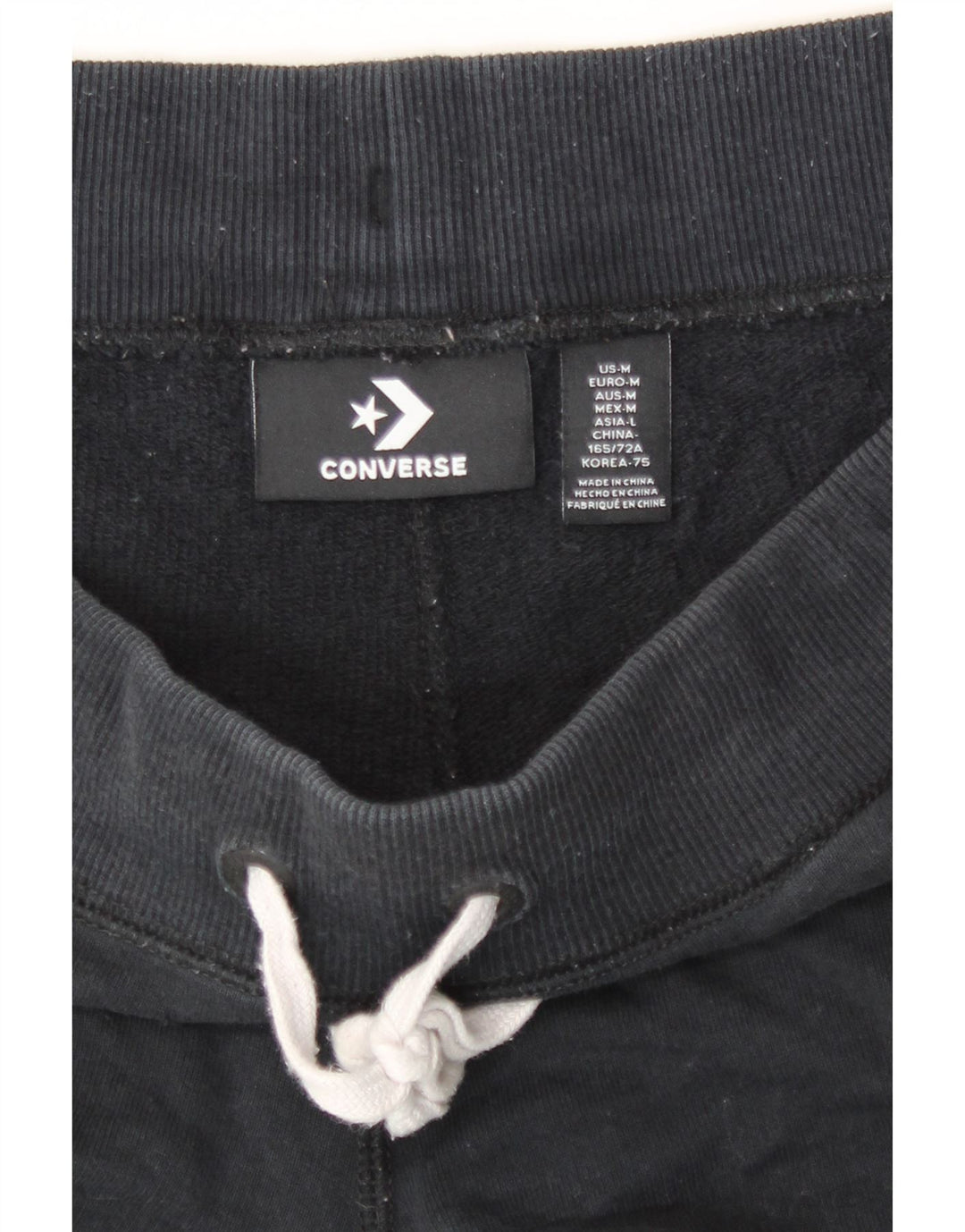 Converse sportsshorts til kvinder UK 14 medium sort bomuld