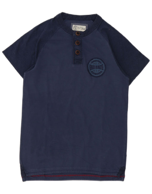 Fat Face Herre T-Shirt Top XS Marineblå Bomuld