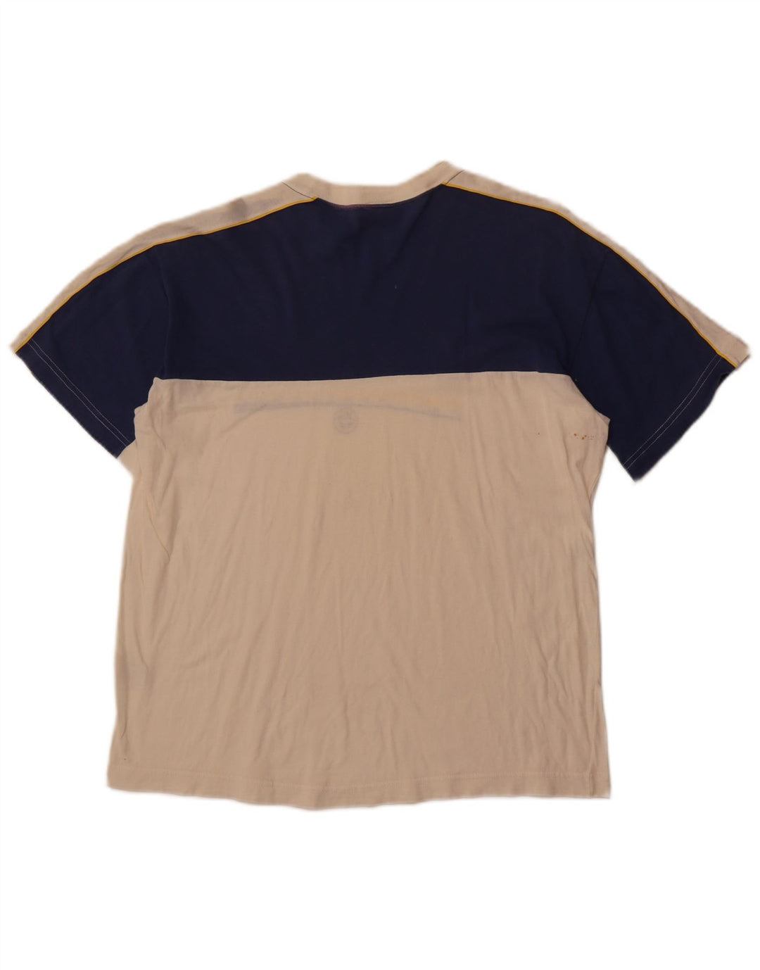 COLMAR Grafisk T-shirt til mænd mellem hvid Colourblock Cotton Sports