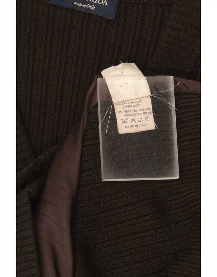 MALAGRIDA Herre cardigan sweater Medium brun polyakryl