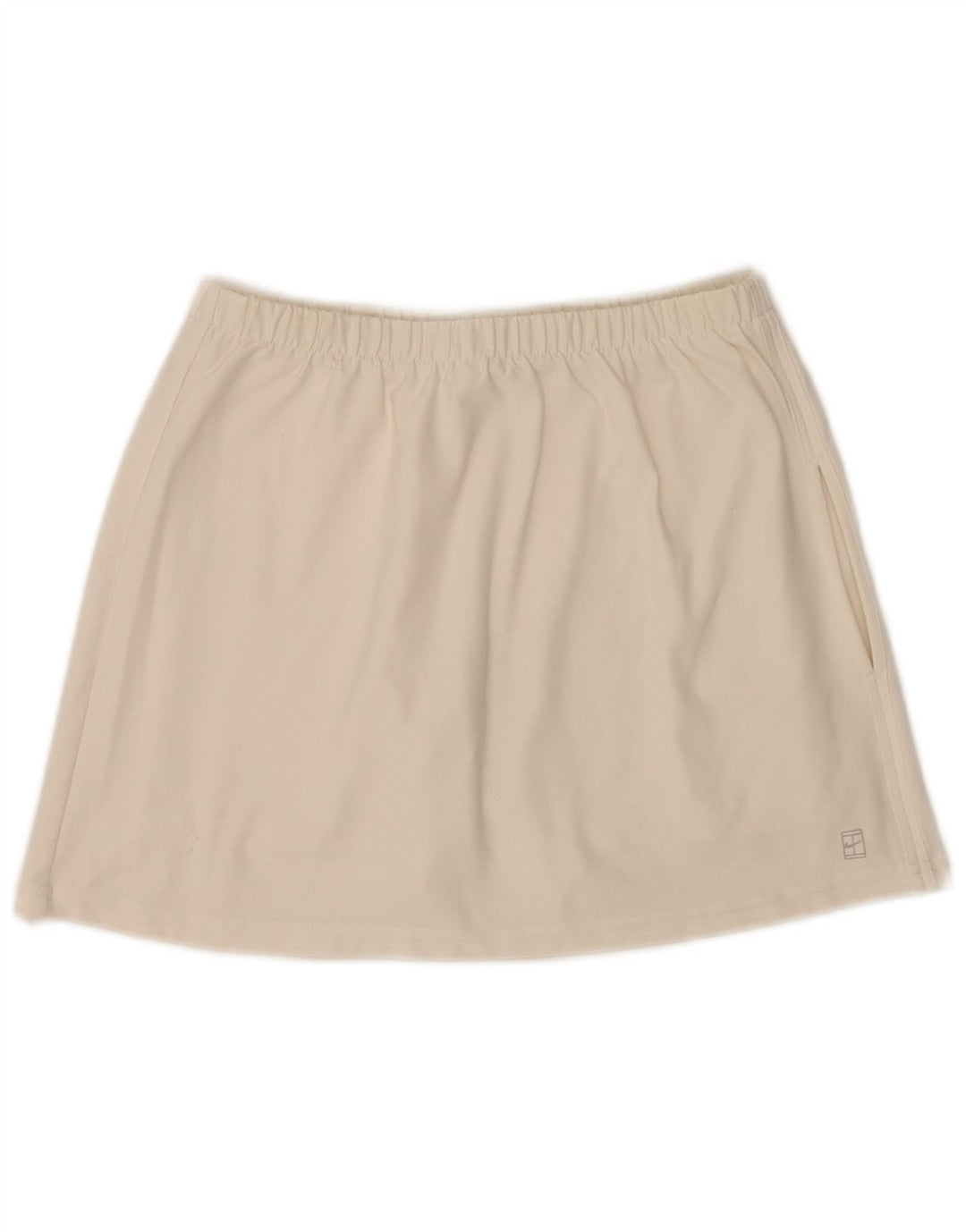 Nike Womens Skort UK 8/10 Small Off White Polyester