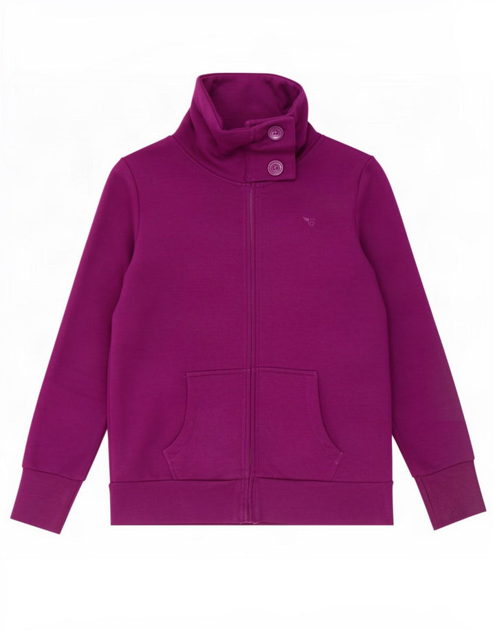 Esprit Womens træningsdragt topjakke UK 18 XL Lilla bomuld