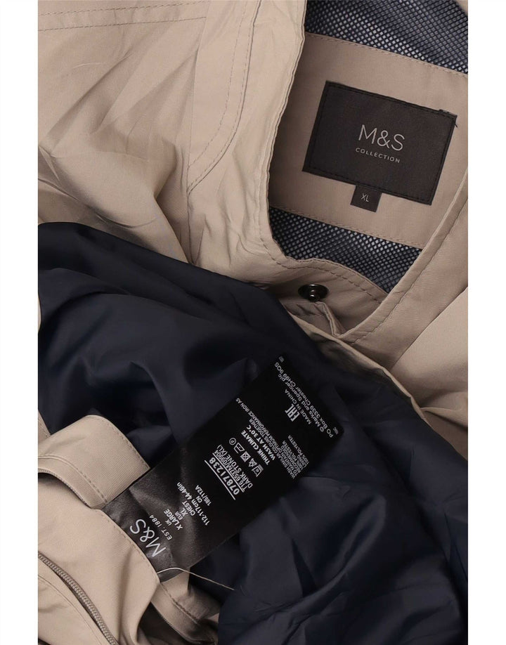 Marks & Spencer Herre Utility Jacket UK 42 XL Grå Polyester