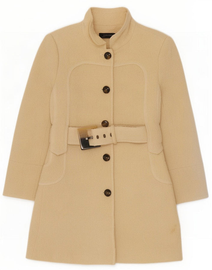 Zara Dame Overfrakke UK 12 Medium Off White