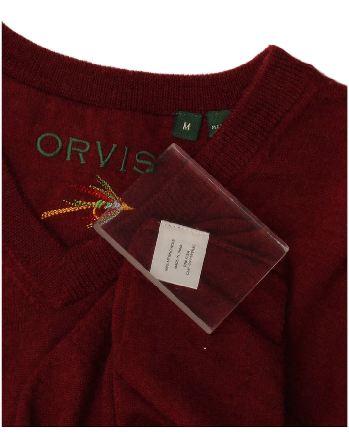 Orvis Vest Tank Top Medium Bourgogne Merinould