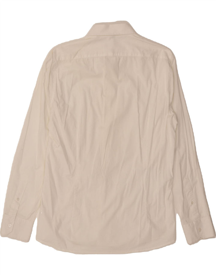 BENETTON Mens Shirt Large White Vintage Benetton and Second-Hand Benetton from Messina Hembry 