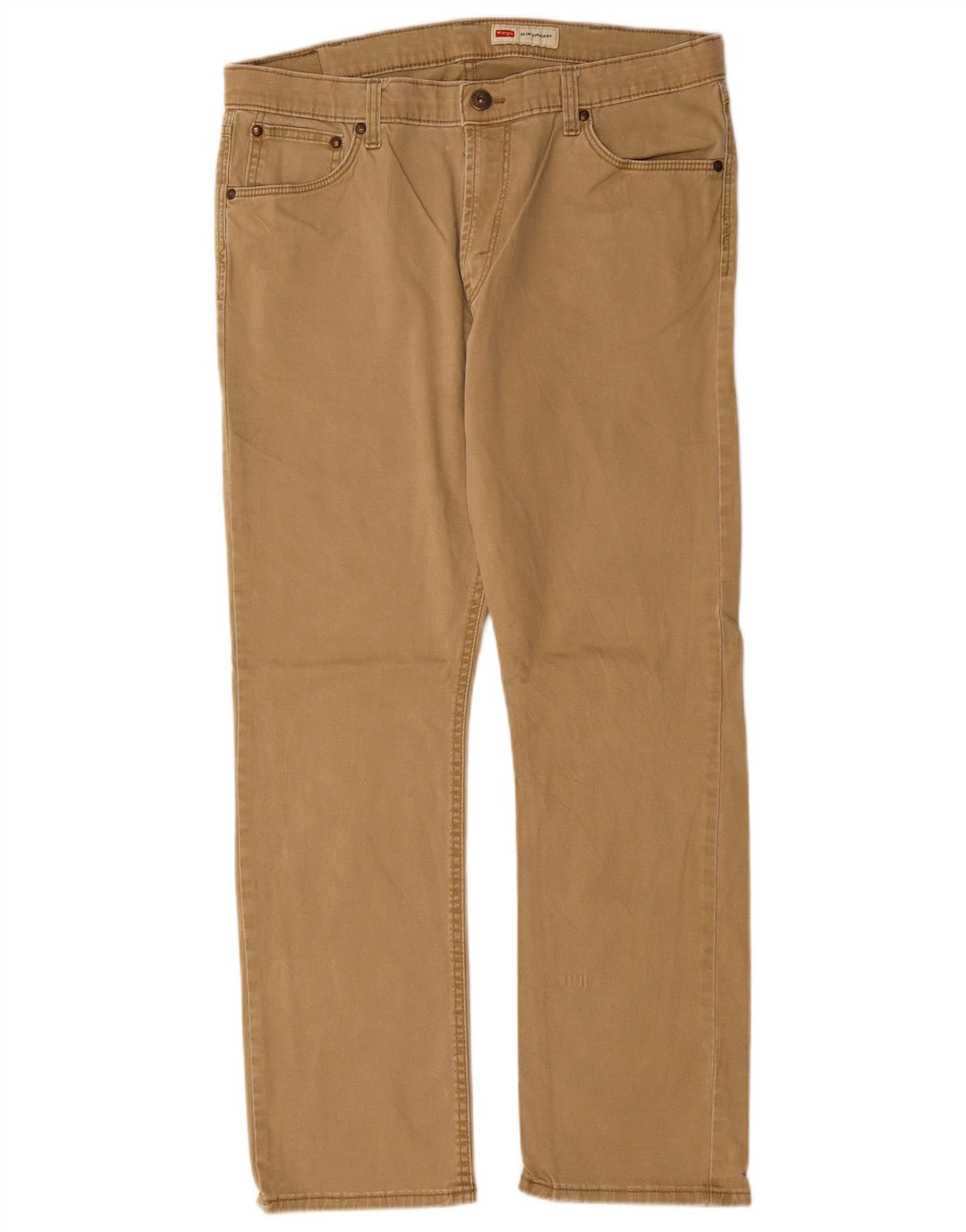 WRANGLER Herre Slim Straight Casual Bukser W36 L29 Beige