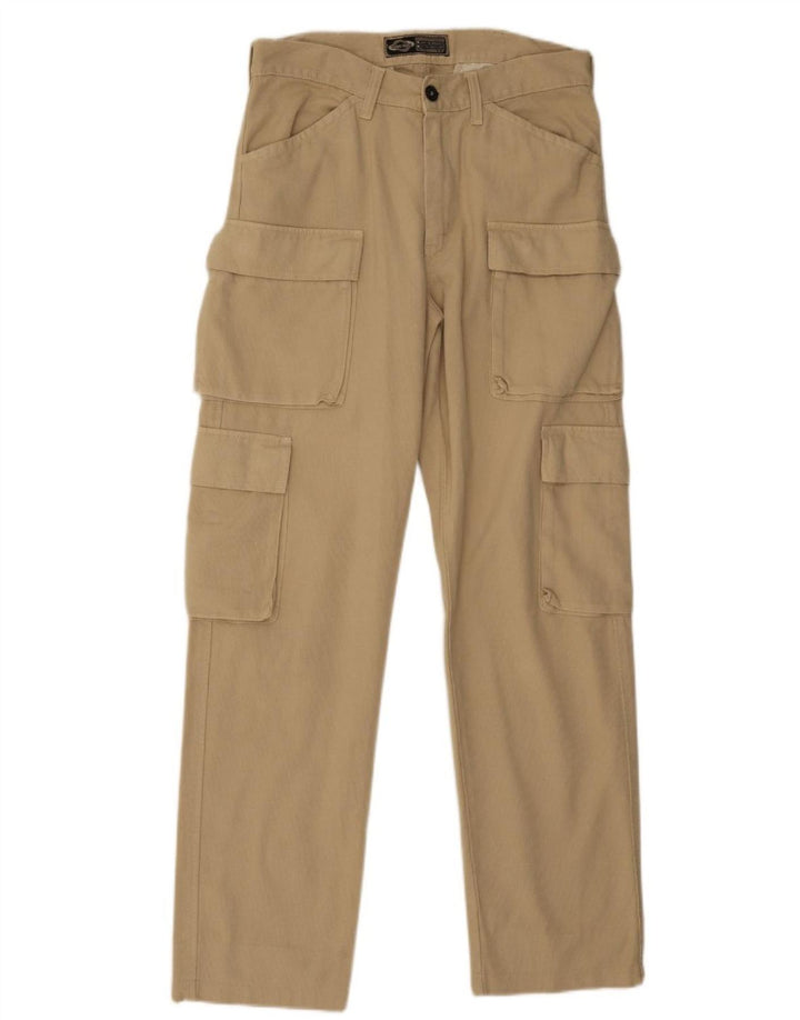 Take Two Straight Cargo-bukser til mænd W32 L31 Beige Bomuld