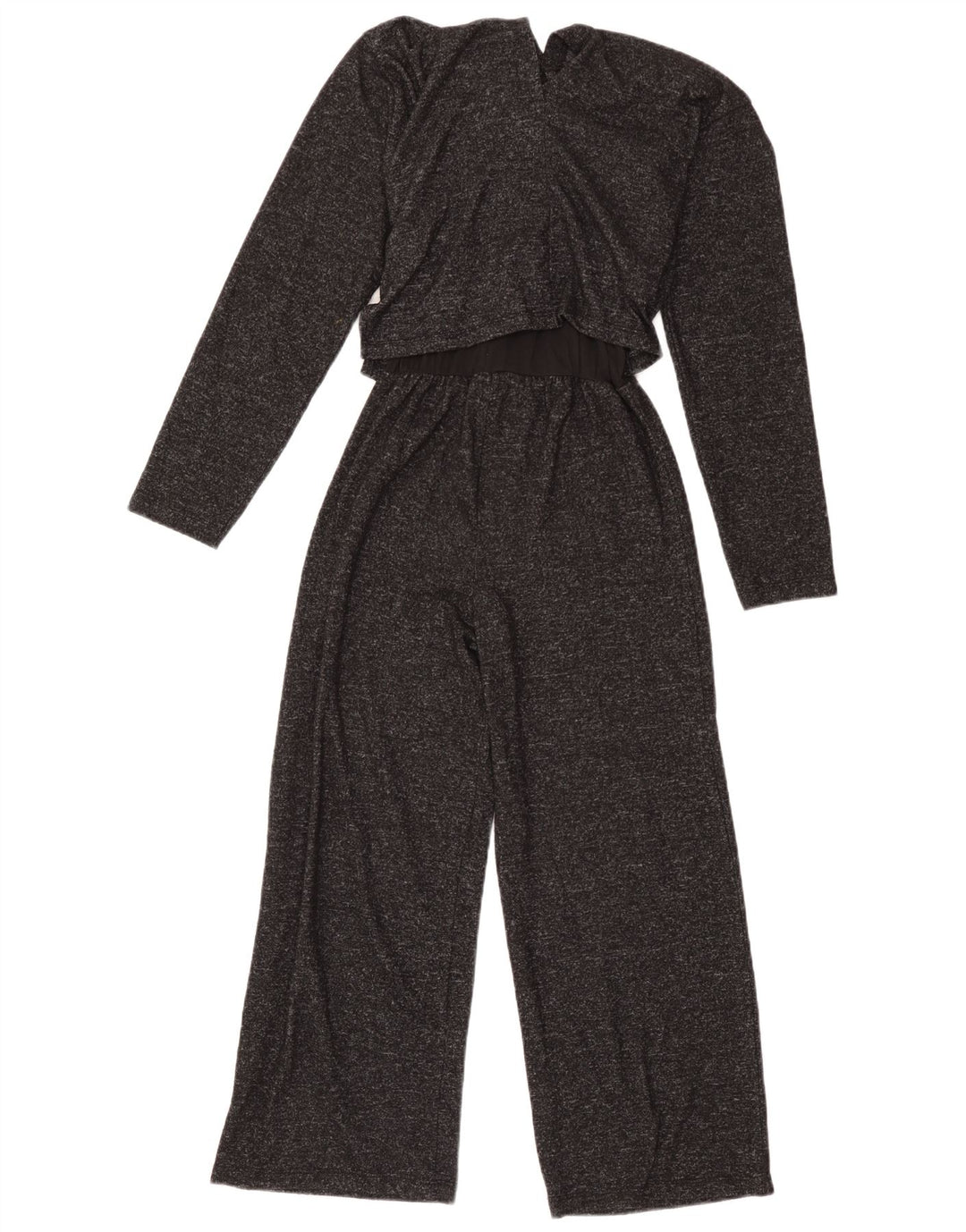 Zara Pige Langærmet Jumpsuit 13-14 år Grå Flecked Polyester