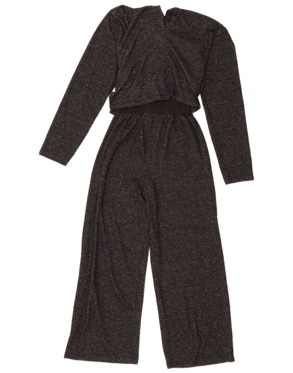 Zara Pige Langærmet Jumpsuit 13-14 år Grå Flecked Polyester