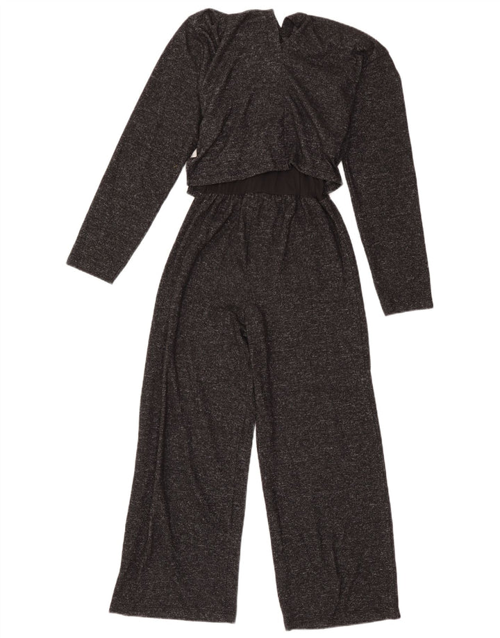 Zara Pige Langærmet Jumpsuit 13-14 år Grå Flecked Polyester