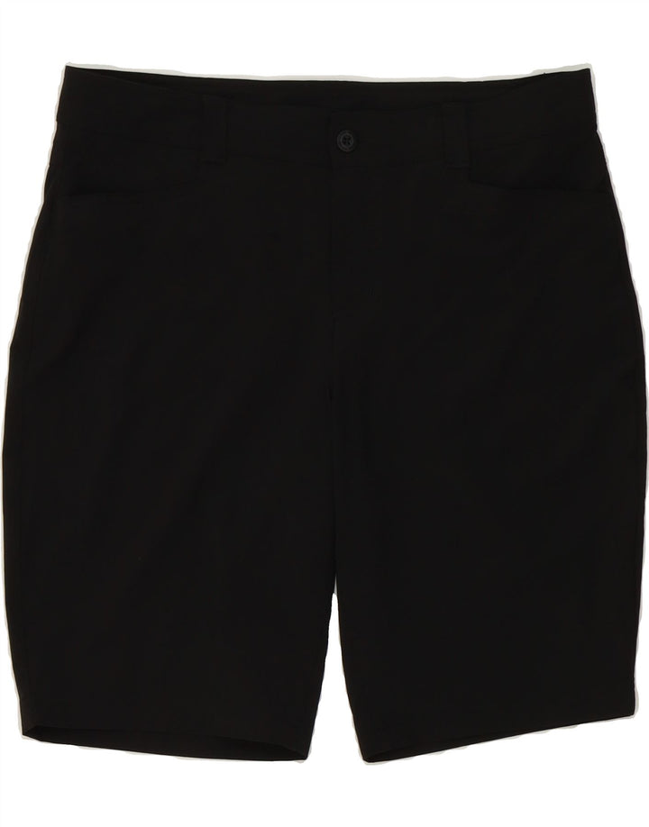 EDDIE BAUER Chino Shorts til kvinder US 12 Large W34 Black Polyester