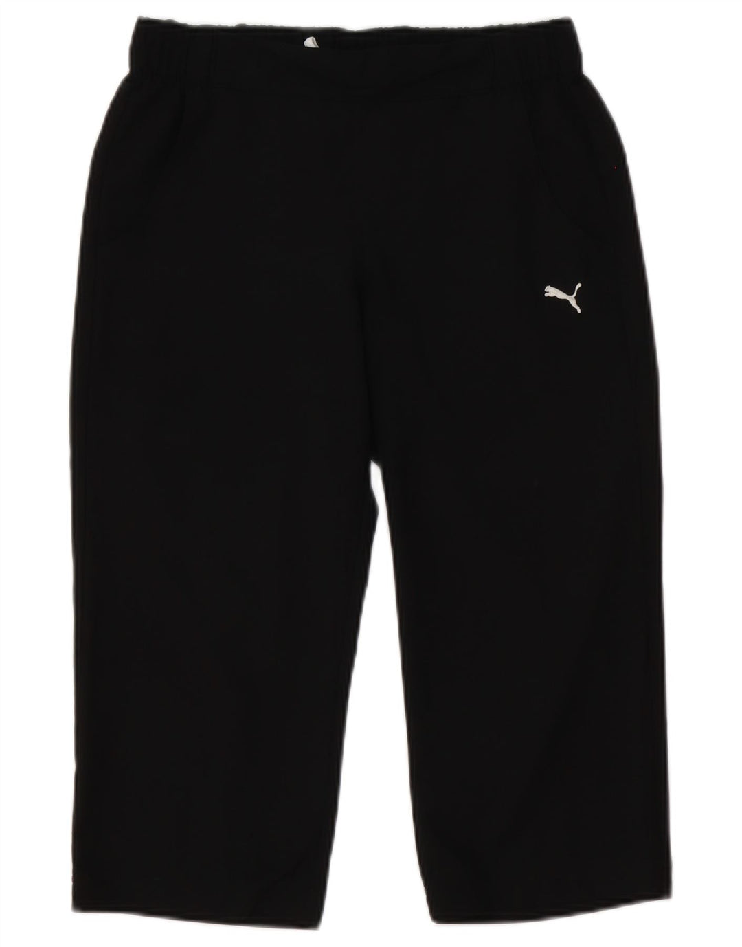 Puma Dame Capri Træningsdragt Bukser UK 10 Small Black