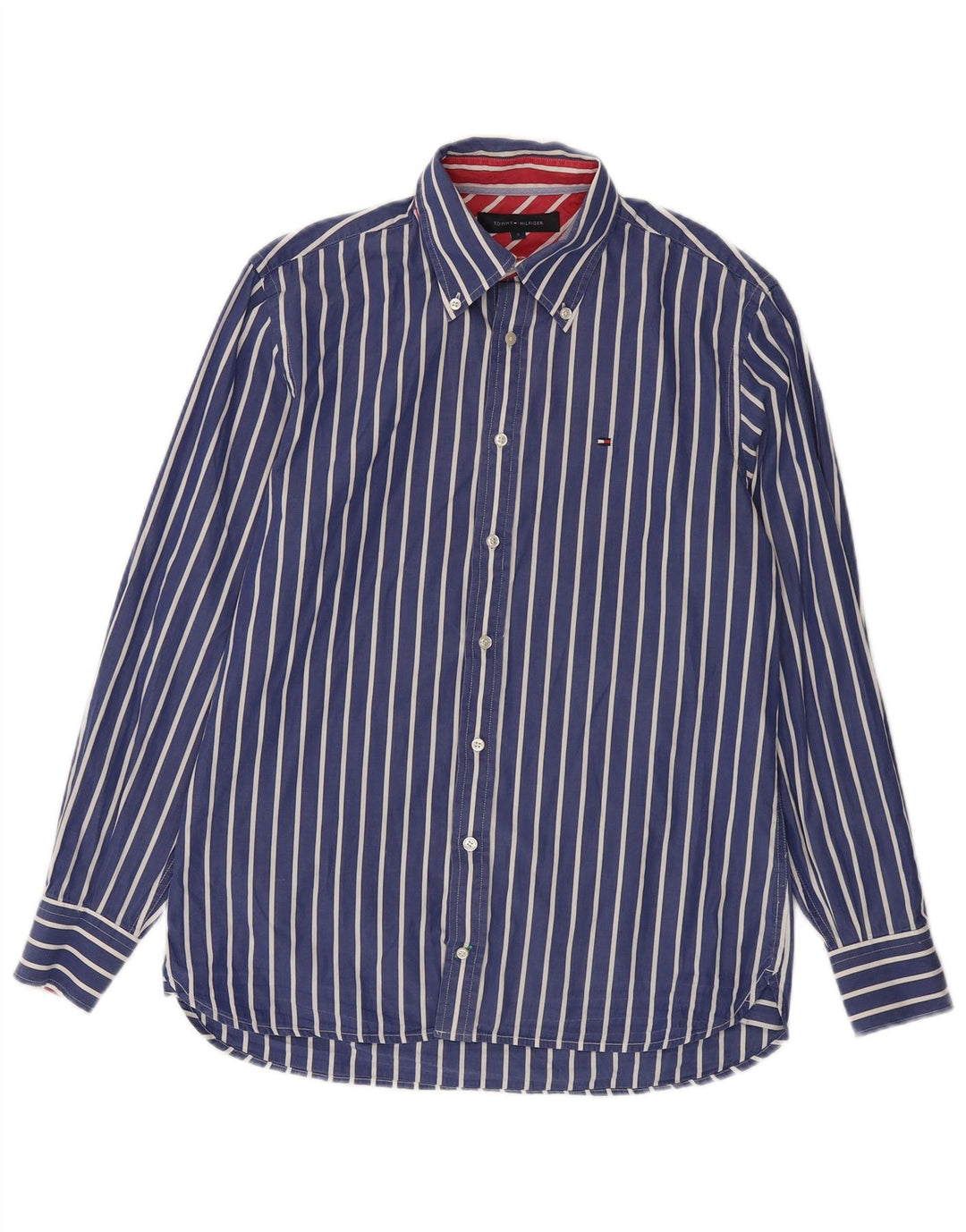 Tommy Hilfiger Herreskjorte Lille Blå Stribet