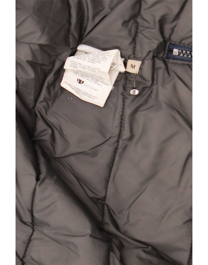 Napapijri Herre Hooded Windbreaker Jacket UK 38 Medium Navy Blue Polyamide
