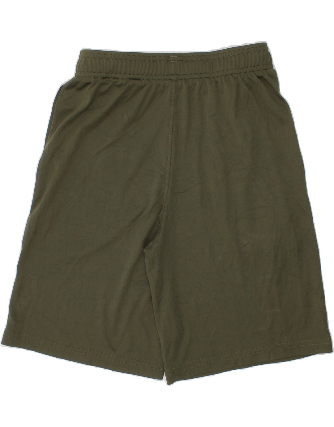 UNDER ARMOUR Boys Graphic Sport Shorts 9-10 Years Medium  Khaki Polyester Vintage Under Armour and Second-Hand Under Armour from Messina Hembry 