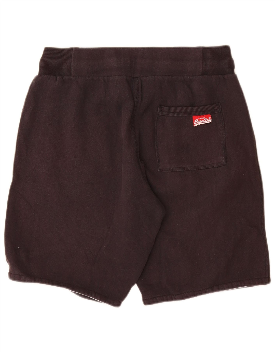 SUPERDRY grafiske sportsshorts til kvinder UK 12 mellemgrå bomuld