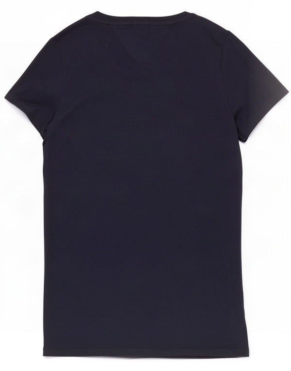 Tommy Hilfiger Womens Graphic T-Shirt Top UK 18 XL Navy Blue Polyester