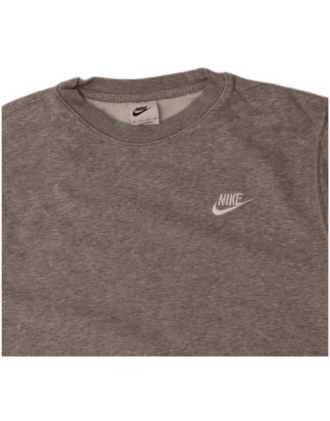 NIKE Mens Sweatshirt Jumper XS Grey Cotton