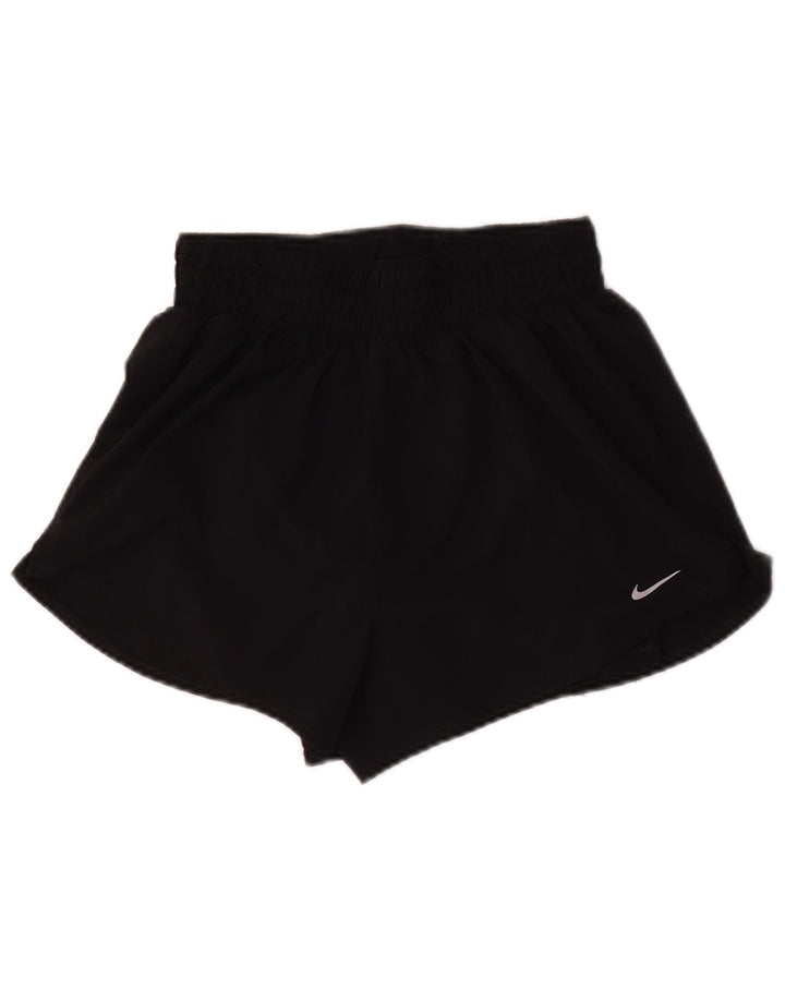 Nike Dame Dri Fit Sportshorts UK 8 Small Black Polyester