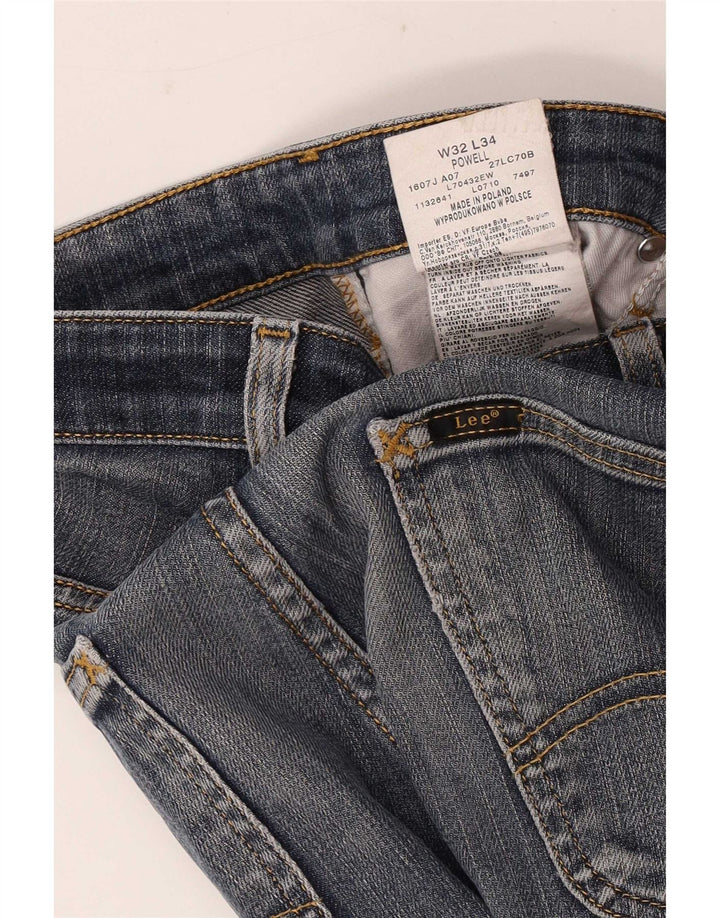 Lee Dame Powell Slim Jeans W32 L29 Blå Bomuld
