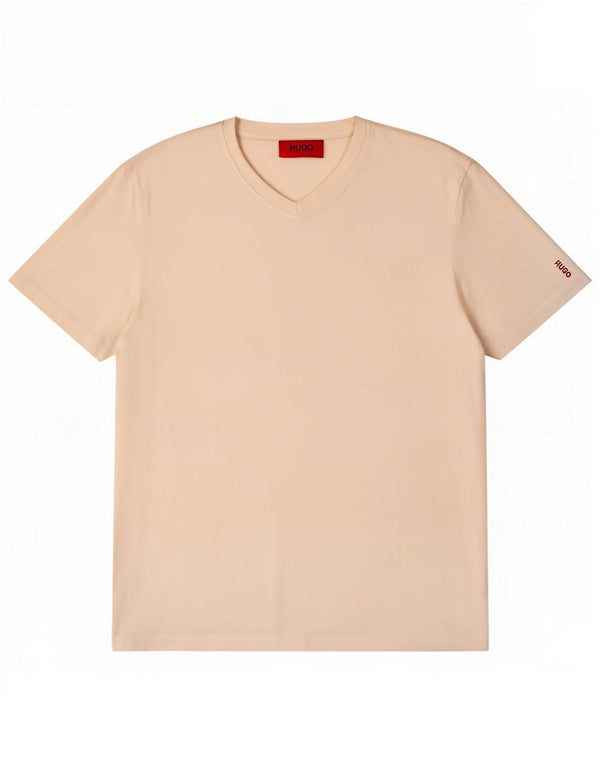 Hugo Boss Herre T-Shirt Top XL Hvid Bomuld