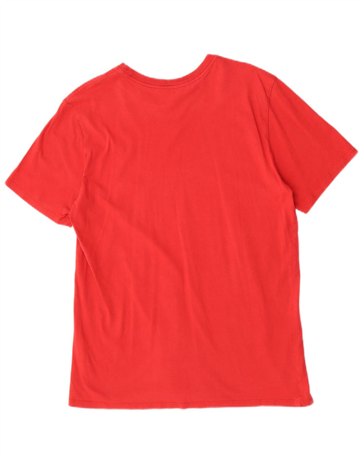 Nike grafisk T-shirt top til mænd, stor rød bomuld