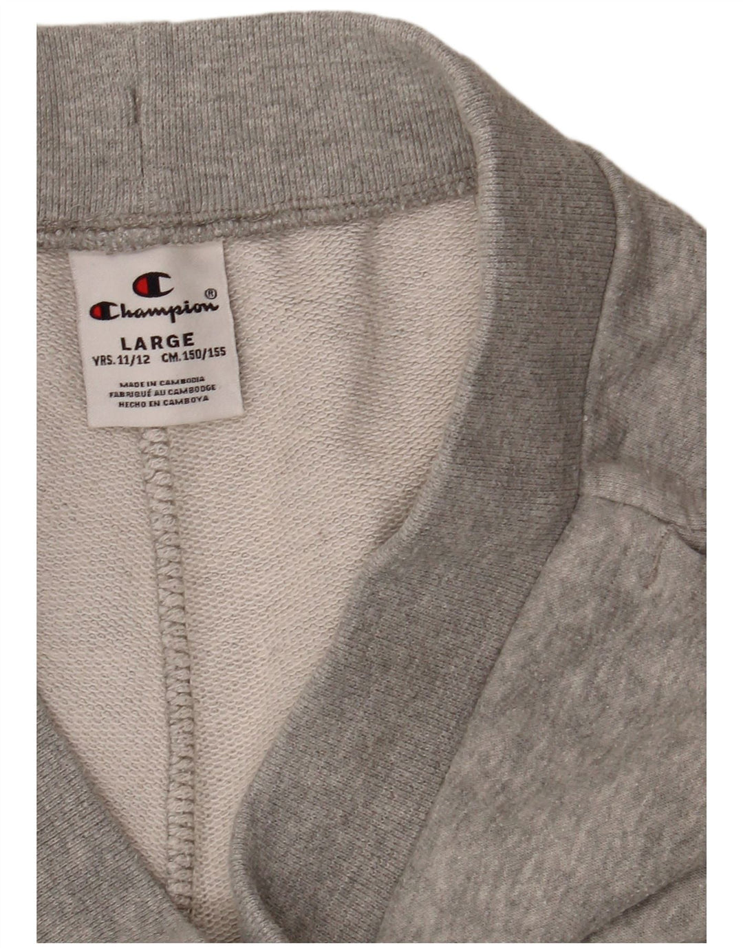 CHAMPION Drenge grafiske sportsshorts 11-12 år Large Grå