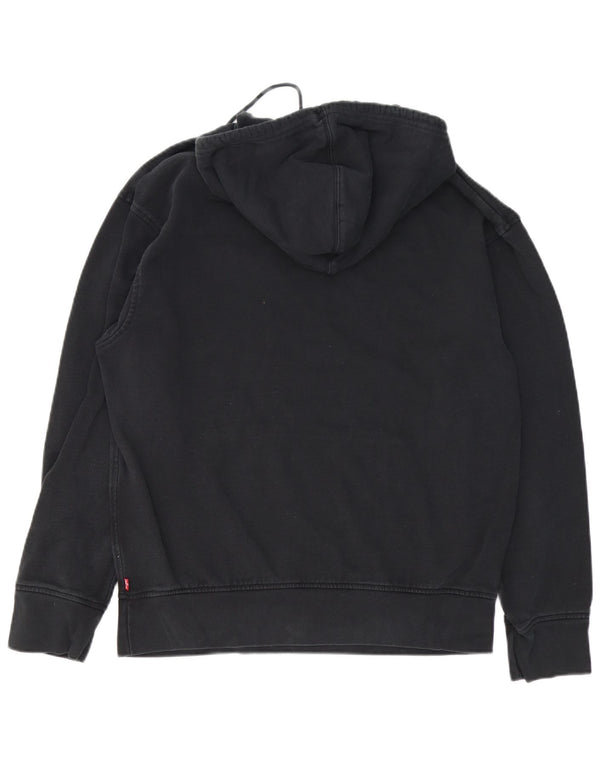 Levi's Grafisk hættetrøje til mænd mellem sort bomuld