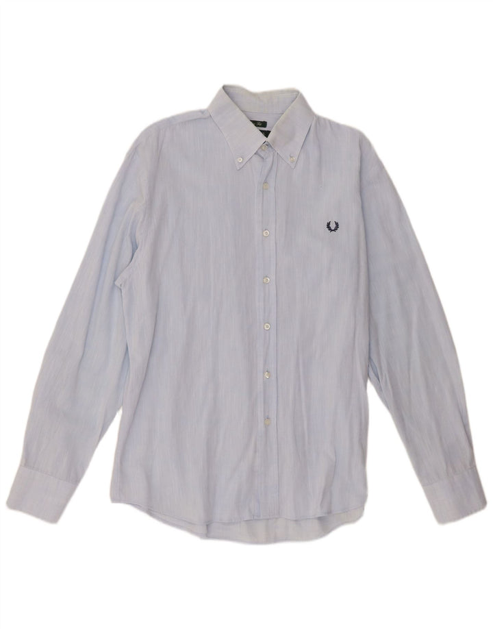Fred Perry Herre Slim Fit Shirt XL Blå