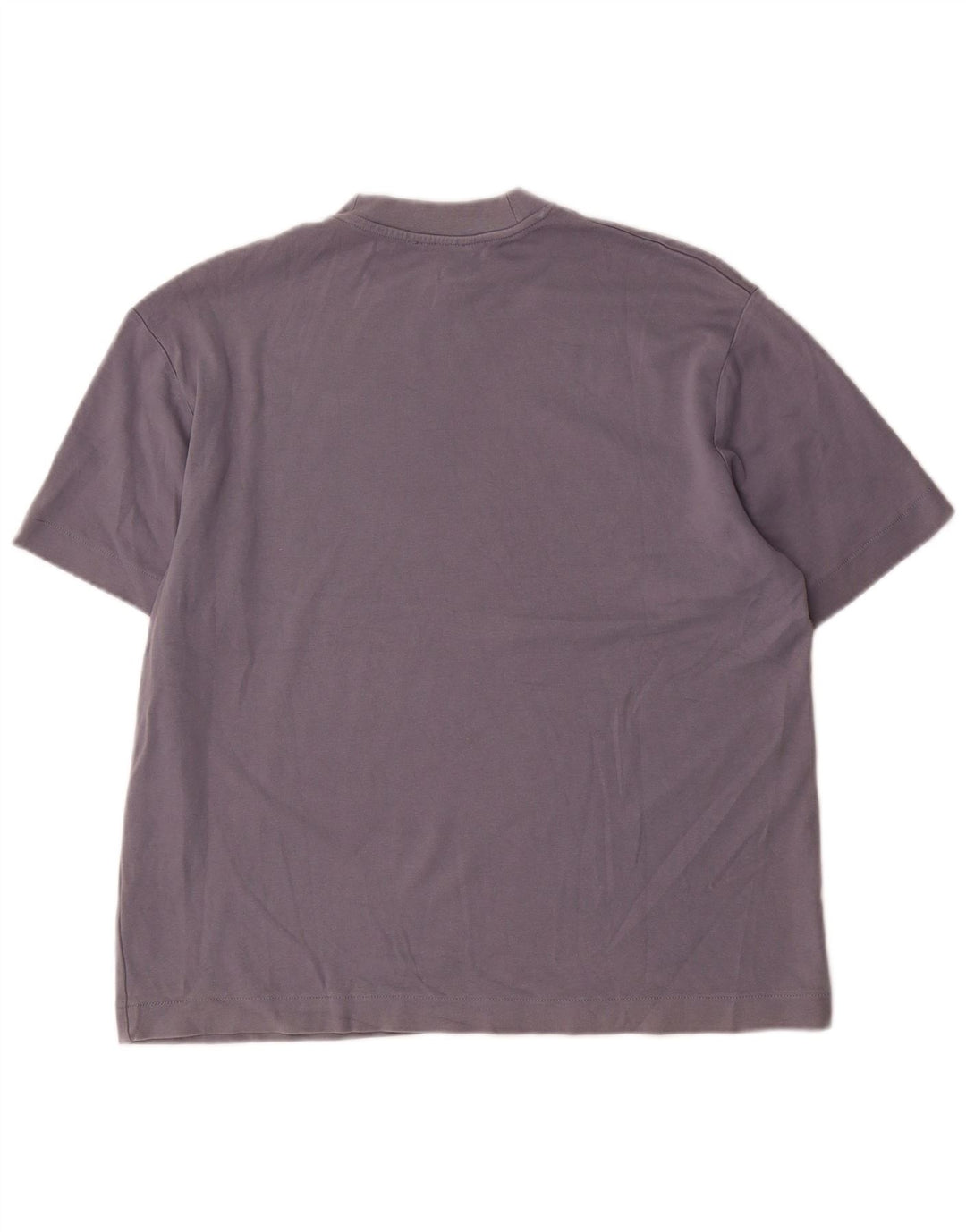 Zara Herre T-Shirt Top Medium Blå Bomuld