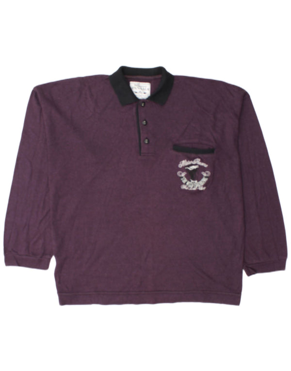 Herre polo-hals sweater XL