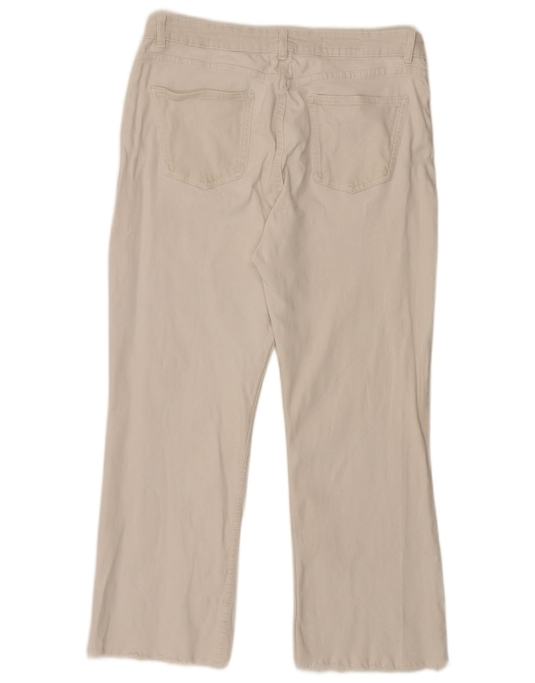 Zara Dame Straight Jeans EU 46 2XL W36 L26 Hvid