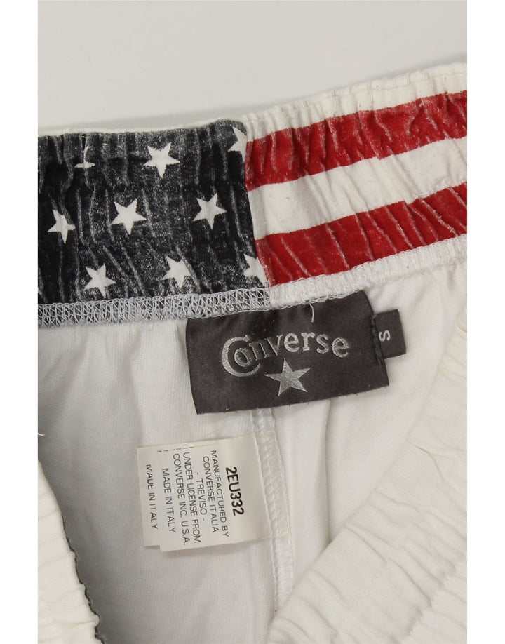 Converse Herre grafiske sportsshorts Små hvide bomuld