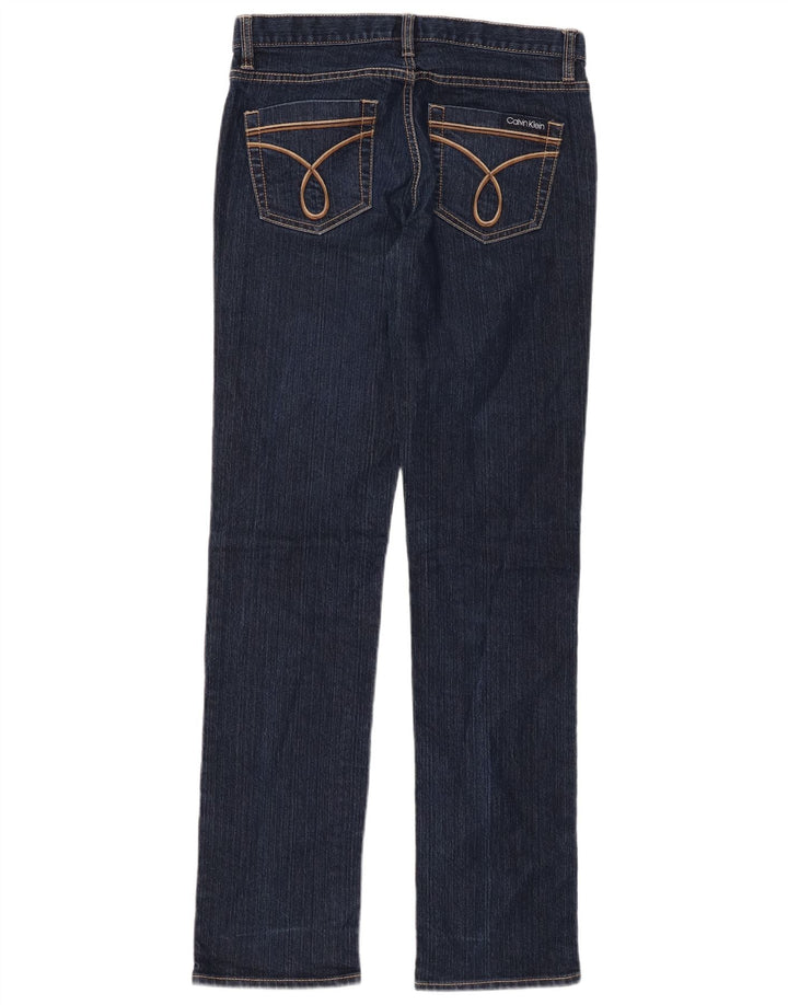 CALVIN KLEIN Dame Skinny Jeans US 2 XS W26 L31 Marineblå Bomuld
