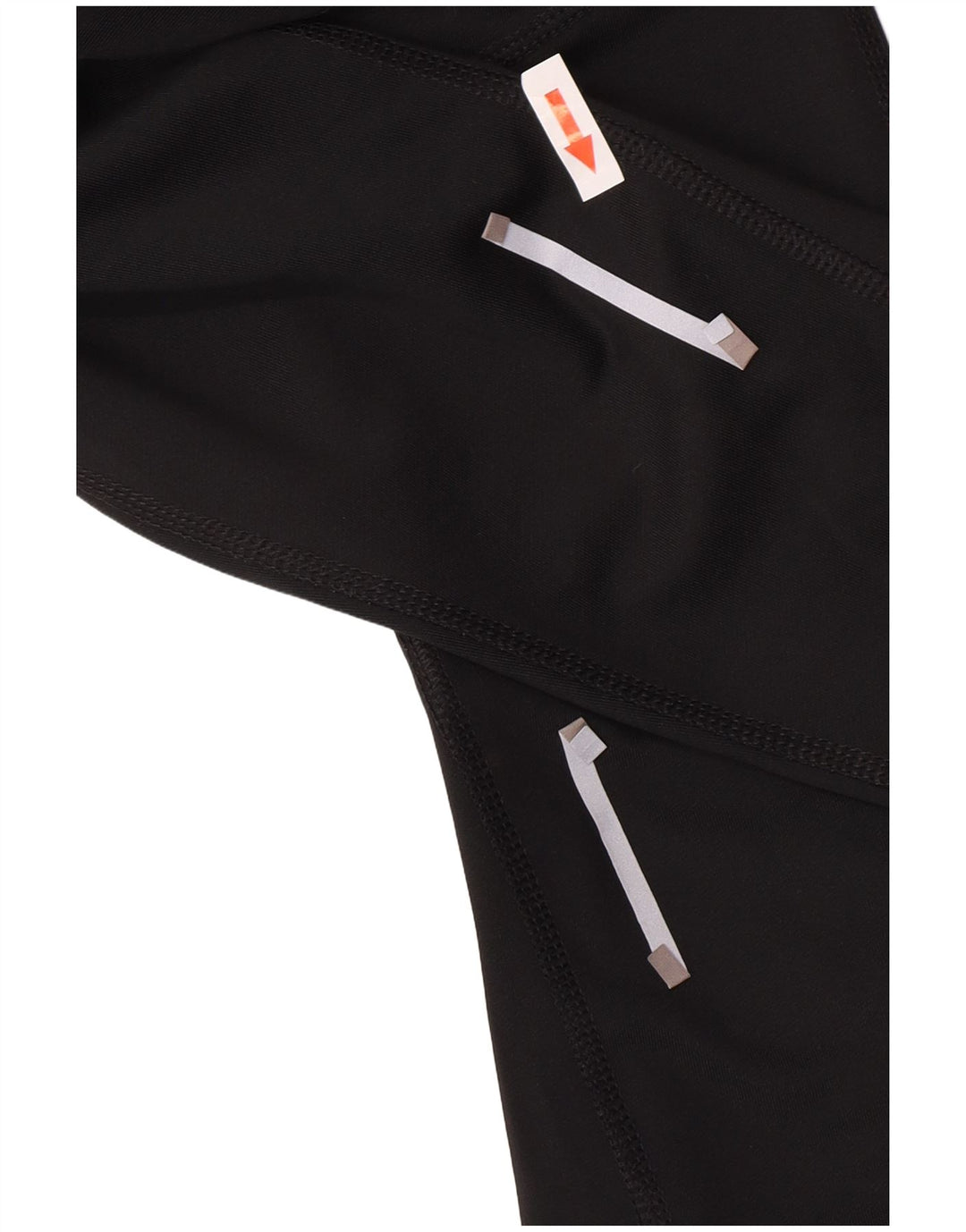Nike Dame Dri Fit Leggings UK 12 Medium Sort Polyester