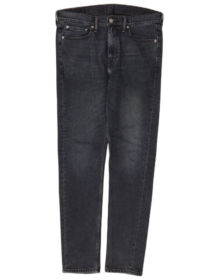 LEVI'S Herre 510 Skinny Jeans W33 L34 Marineblå Bomuld