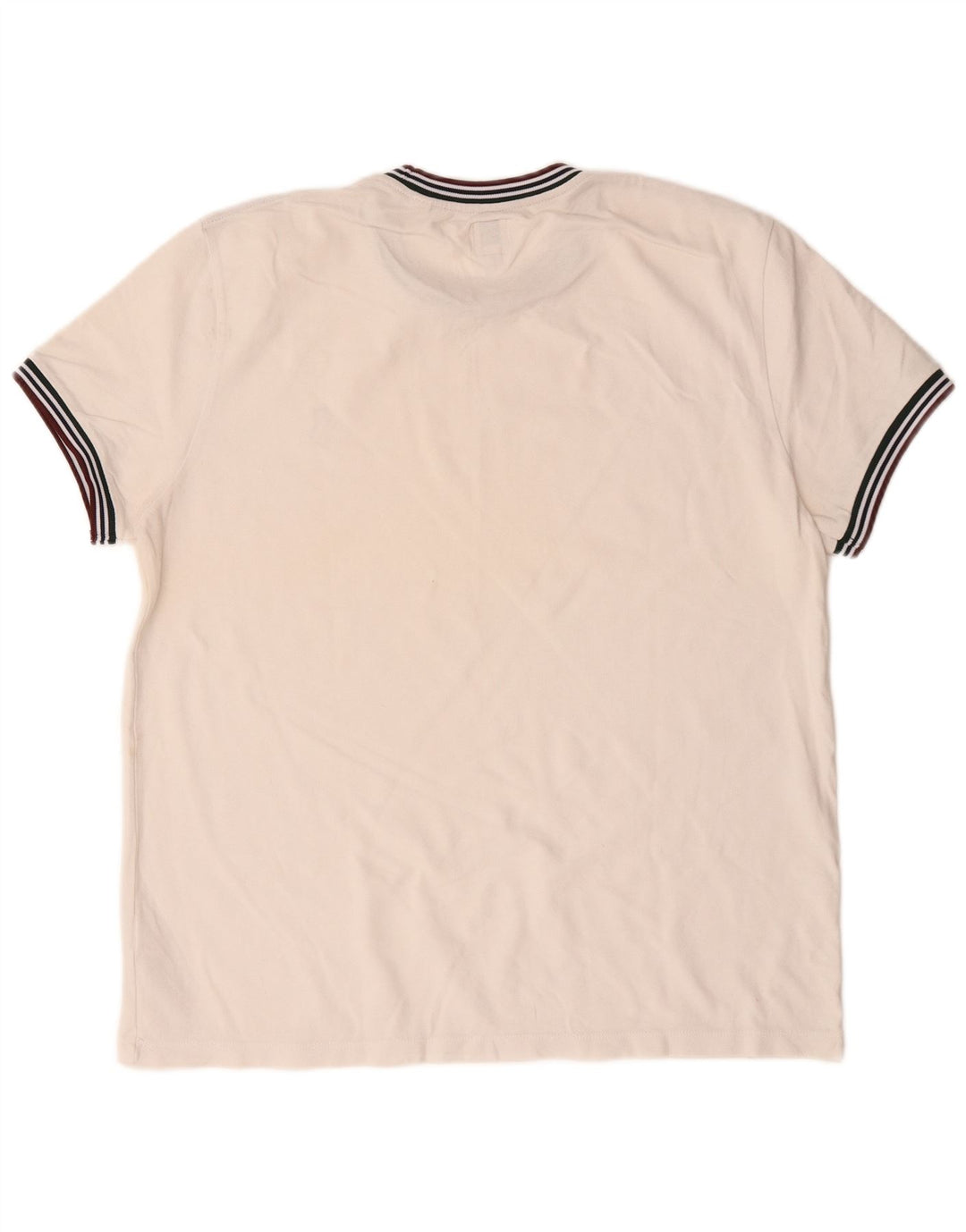 Jack Wills Herre T-Shirt Top Stor Hvid Bomuld