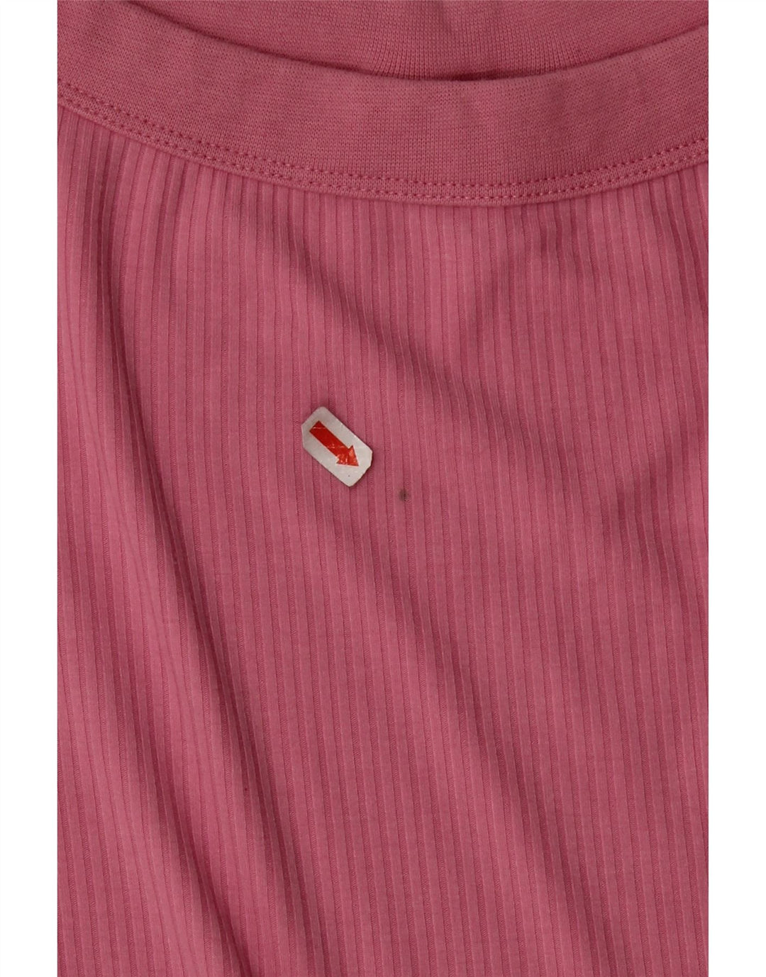 Lee Womens Crop Off Shoulder Top UK 14 Large Pink