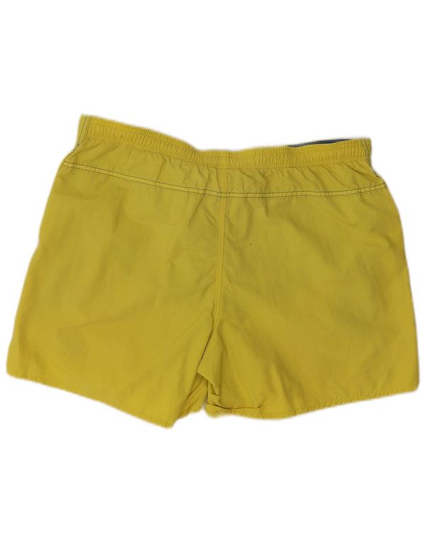 Adidas Badeshorts til mænd mellem gul nylon