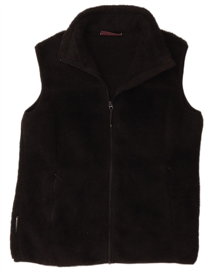 Mountain Warehouse Dame Fleece Gilet UK 16 Large Black Polyester