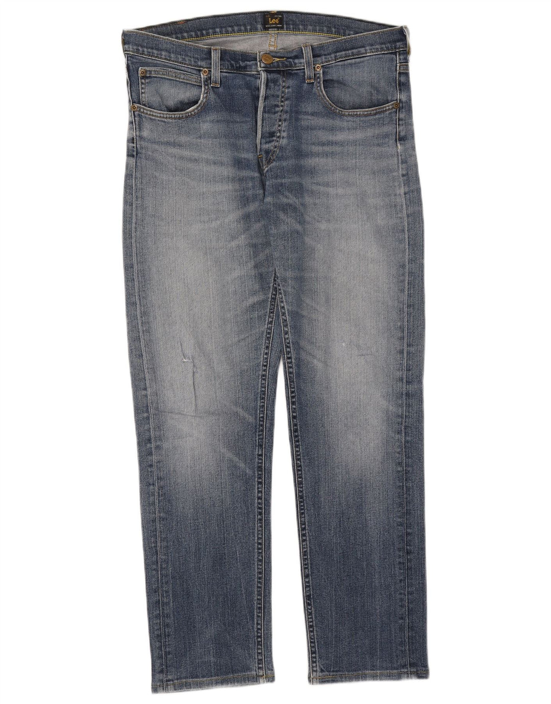 Lee Dame Daren Straight Jeans W34 L30 Blå Bomuld