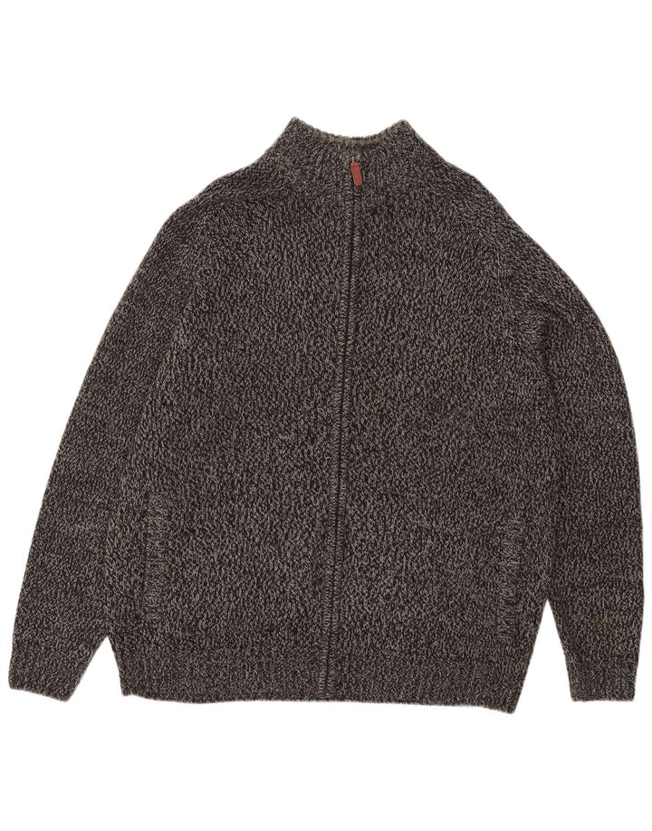 James Pringle Herre Cardigan Sweater XL Grå Flecked Acryl