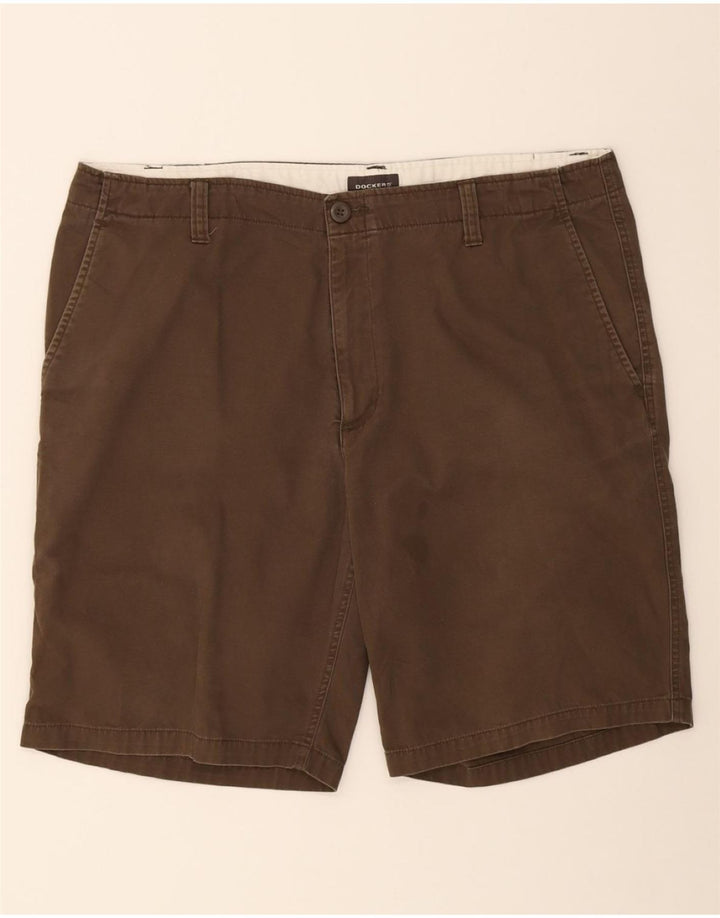 DOCKERS Mens Chino Shorts W38 XL Brown Cotton Vintage Dockers and Second-Hand Dockers from Messina Hembry 
