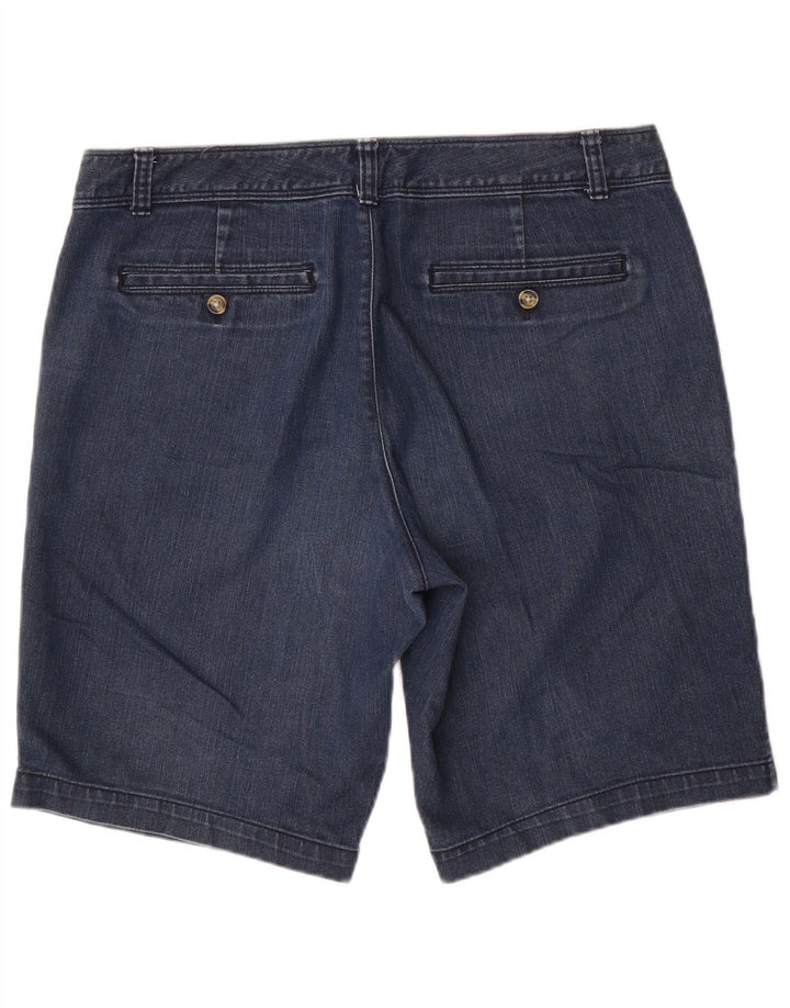 Dockers Dame denim Shorts US 12 Large W34 Navy Blue Bomuld