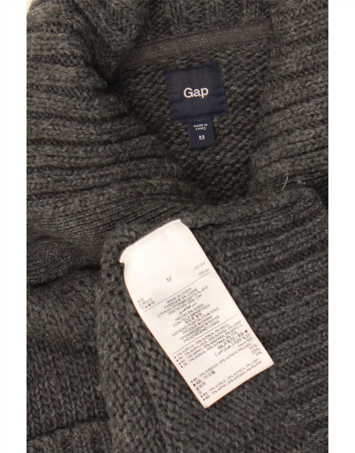 Gap Herre Cardigan Sweater Medium Grå Akryl