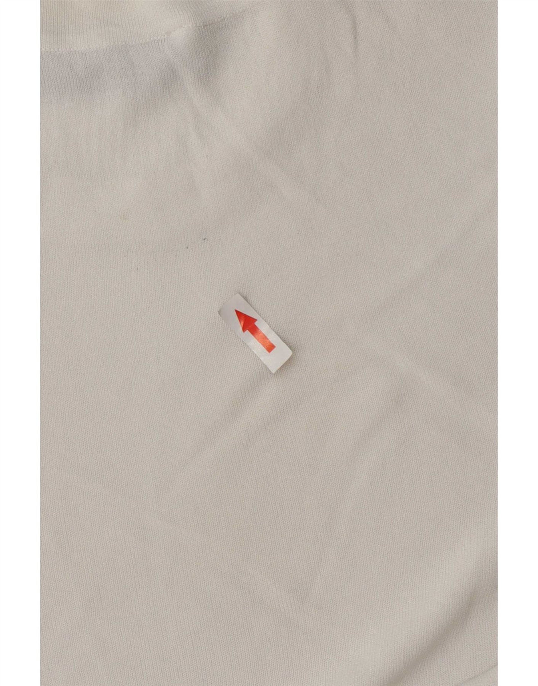 Zara T-Shirt Top UK 12 Medium White Viscose