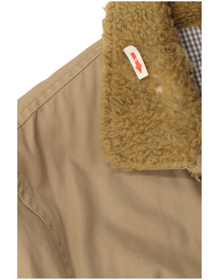 French Connection Herre Windbreaker Jacket UK 42 XL Beige Bomuld