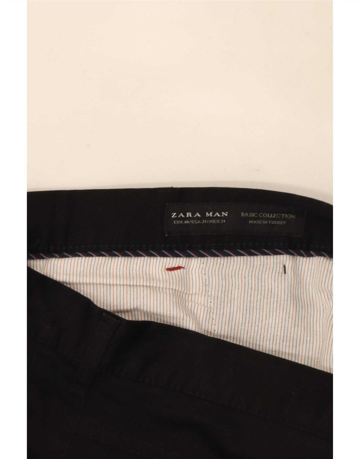 Zara Herre Slim Chino Bukser EU 40 Medium W31 L27 Sort